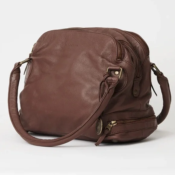 Wanderer Travel Co Manhattan Handbag Cioccolato - Picture 11 of 12